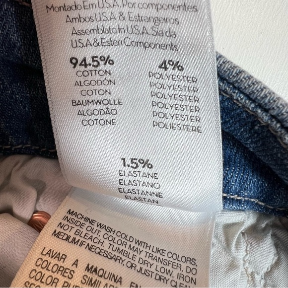 Mother High Waisted Looker Ankle Fray Shoot to Thrill Painted Leopard Jeans 25 - Picture 13 of 15